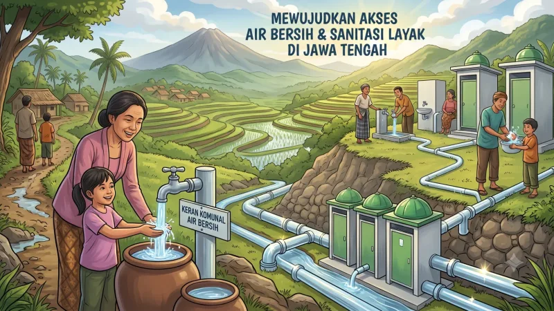 Wakil Ketua DPRD Jateng Dorong Percepatan Layanan Sanitasi Dasar di Wilayah Terpencil