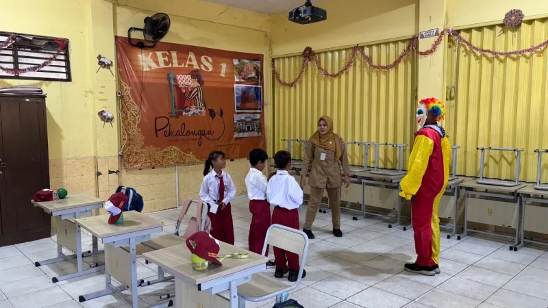 Hanya 3 Murid Baru, MPLS SDN Purwoyoso 01 Tetap Meriah