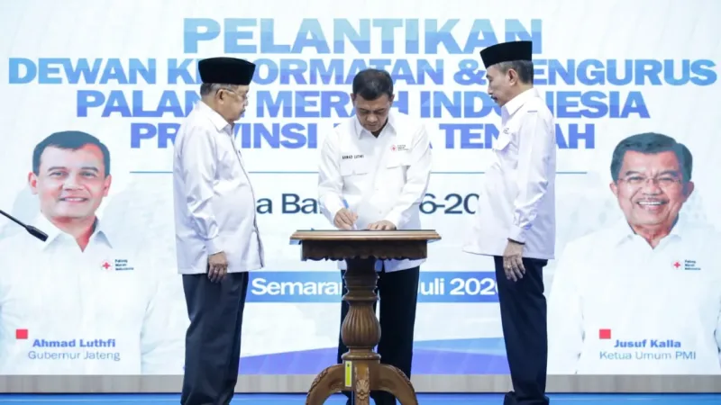 Luthfi Minta PMI Jateng Perkuat Respons Cepat Hadapi Beragam Potensi Bencana