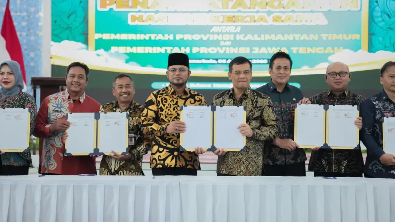 Jateng dan Kaltim Jalin Kerja Sama Strategis, Potensi Ekonomi Capai Rp20,2 T