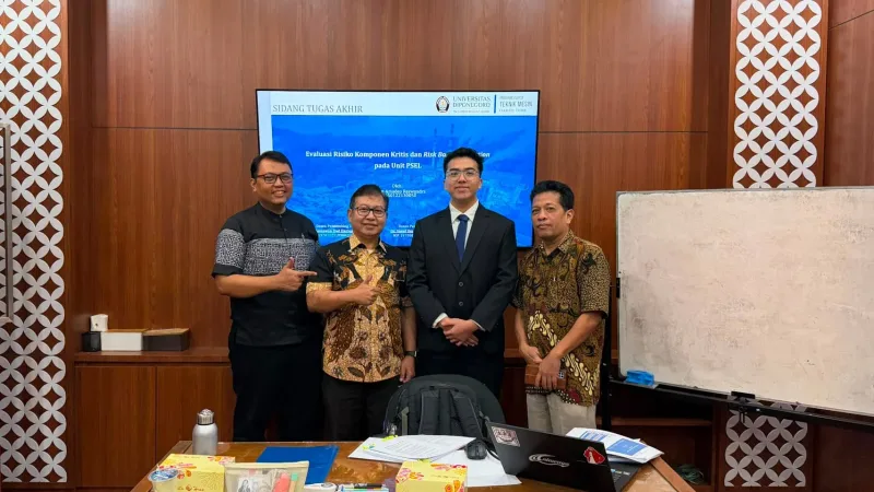 Lulus Cumlaude, Mahasiswa Teknik Mesin Undip Tawarkan Solusi Cegah Kerugian PSEL