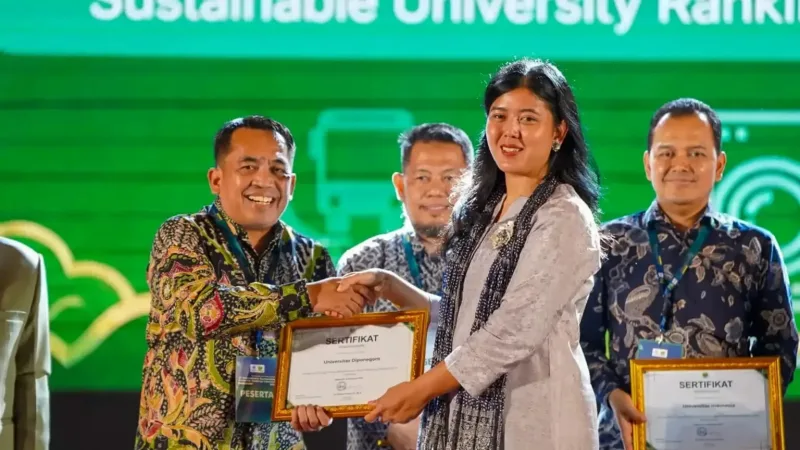 Raih 3 Penghargaan UI GreenMetric 2026, UNDIP Pertahankan Peringkat Kedua Nasional