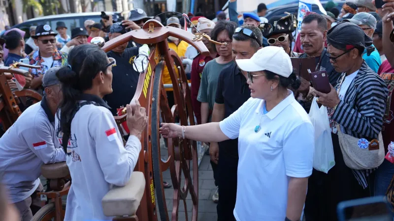 Agustina Ajak Komunitas Onthel Lestarikan Budaya dan Dorong Ekonomi Warga Semarang