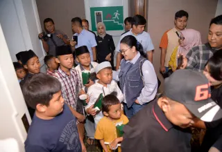 Wali Kota Semarang Agustina Berbagi Kebahagiaan Bersama Anak Yatim Lewat Nobar Children of Heaven