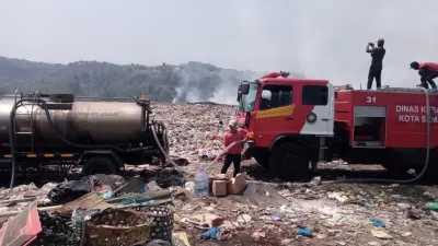 Kebakaran TPA Jatibarang Lebih Cepat Dipadamkan, Drone Thermal Jadi Andalan
