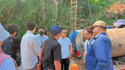 Distaru Semarang memantau stabilitas lereng Gombel Lama dengan teknologi geoteknik untuk mendukung keamanan kawasan.