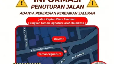 DPU Semarang Berlakukan Penutupan Jalan Kapten Piere Tendean Selama 14 Hari