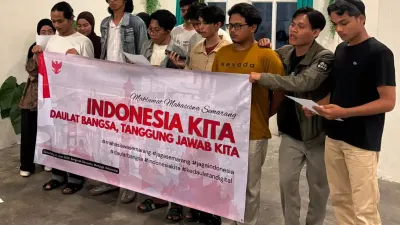Mahasiswa Semarang Serukan Jaga Kedaulatan dan Awasi Kebijakan
