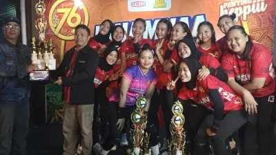 Voli Putra dan Putri USM Sukses Kawinkan Gelar Juara Regional