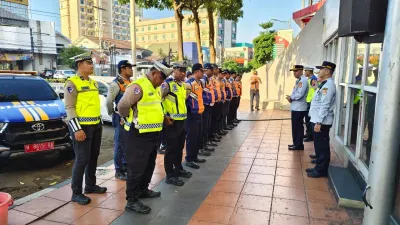 Dishub dan Polisi Semarang Gelar Operasi Tertibkan Parkir Liar