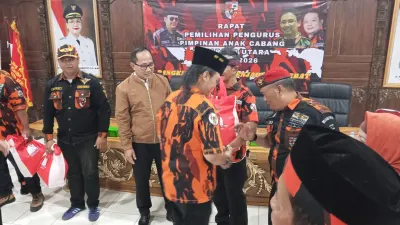 Suasana Rapat Pemilihan Pengurus Anak Cabang (PAC) PP Kota Semarang yang berlangsung di Kecamatan Semarang Utara, baru-baru ini.