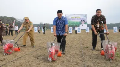 Lahan Tidur 57 Ha Banjarnegara Disulap Jadi Sentra Pertanian Terpadu