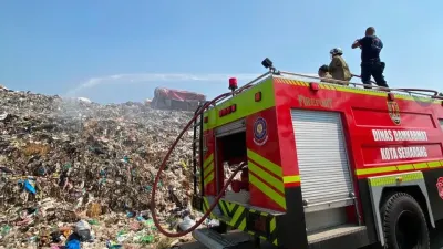 TPA Jatibarang Siaga Kemarau, DLH dan Damkar Perketat Mitigasi Kebakaran