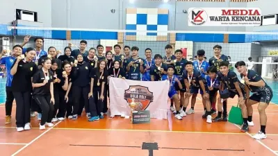 Cetak Sejarah, Tim Voli USM Sabet Double Winner di Kancah Nasional