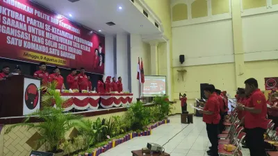 PDIP Pedurungan Konsolidasi, 800 Pengurus Disiapkan Rebut Lima Kursi