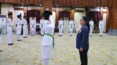 27 Paskibraka 2026 Dikukuhkan, Agustina Dorong Pemuda Perkuat Karakter dan Integritas