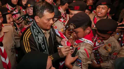 Kunjungi Kontingen Jateng di Jamnas XII, Ahmad Luthfi: Pramuka Calon Pemimpin