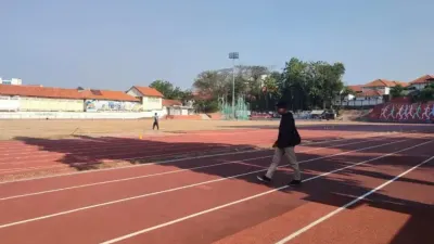 Lintasan Atletik TLJ Semarang Kembali Ditutup, Perbaikan Belum Rampung