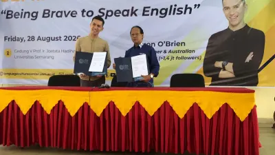 Seminar USM di Semarang Dorong Generasi Muda Berani Berbahasa Inggris di Era Global