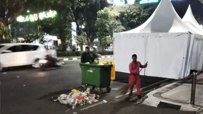 Agustina Wilujeng Pastikan Simpang Lima Kembali Bersih Usai Pembukaan MTQ Nasional
