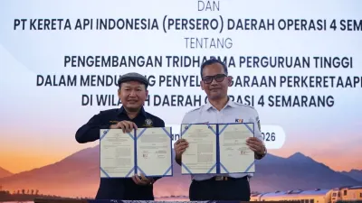 KAI Daop 4 Semarang dan Undip perkuat kolaborasi pendidikan, riset, inovasi dan pengabdian untuk mendukung perkeretaapian di wilayah Daop 4.