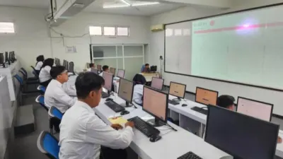 Seleksi Perangkat Desa Sawangan Gunakan CAT dari FST UHB