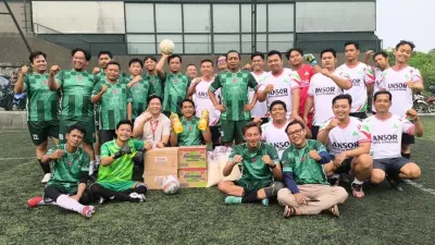 Semangat Hari Santri dan Sumpah Pemuda, Jurnalis FC-GP Ansor Gelar Laga Amal Anak Yatim