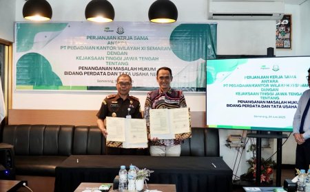 Pegadaian Kanwil XI Semarang dan Kejati Jateng Jalin Sinergi untuk Penguatan Hukum dan Tata Kelola Perusahaan