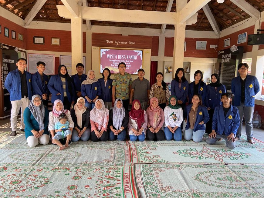 Mahasiswa USM Latih Pelaku Wisata Kandri Optimalkan Media Sosial