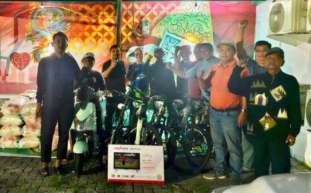 Meriahkan HUT RI, PT Naga Baladika Bagikan Sepeda, Sembako, dan Layanan Ambulans Gratis