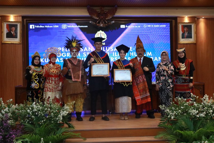 Fakultas Hukum USM Gelar Wisuda ke-73, 98 Mahasiswa Resmi Sandang Gelar Sarjana