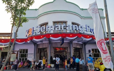 KAI Daop 4 Semarang Catat 206 Ribu Penumpang Selama Libur Panjang Maulid Nabi