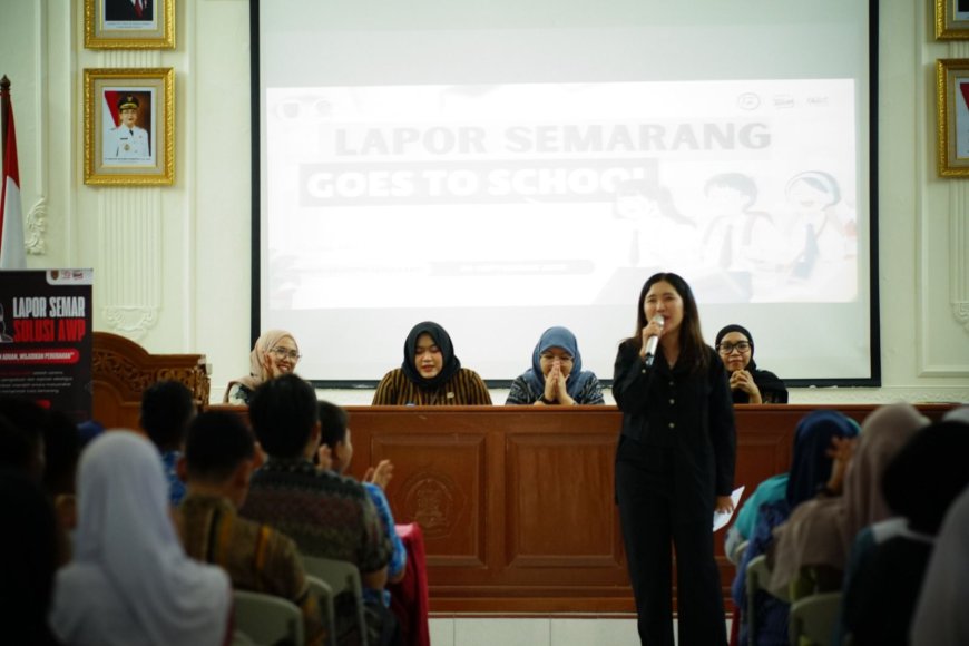 Pemkot Semarang Kenalkan Layanan Aduan dan Darurat Lewat Program Lapor Semarang Goes to School
