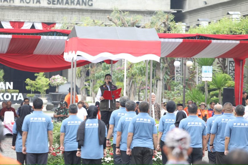 Semarang Mantapkan Kesiapsiagaan Musim Hujan, Wali Kota Kukuhkan FPRB 2025–2028