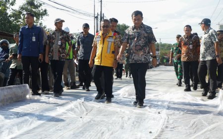 Ahmad Luthfi Tinjau Perbaikan Jalan Wiradesa–Kajen, Target Rampung Akhir 2025