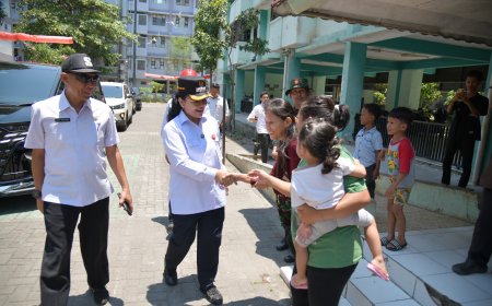 Wali Kota Semarang Agustina Wilujeng Tinjau Rusunawa Karangroto, Warga Sampaikan Keluhan