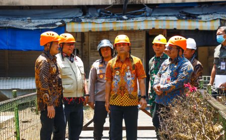 Pemprov Jateng Gelontorkan Rp1 Miliar untuk Pasar Darurat Wonogiri Pasca Kebakaran