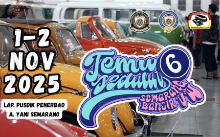 Telur 6 Volkswagen Semarang Siap Guncang Kota, Hadirkan 300 Mobil dari Jateng-DIY