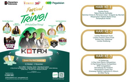 Festival Tring! Pegadaian Hadir di Semarang, Sajikan Hiburan, Edukasi, dan Promo Emas Menarik