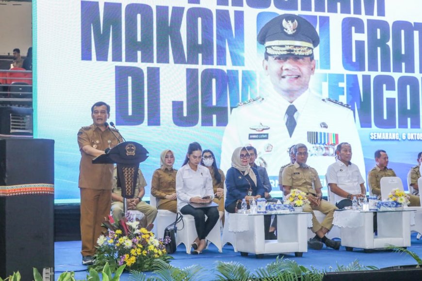 Ahmad Luthfi Dapat Apresiasi, Jawa Tengah Jadi Percontohan Nasional Program Makan Bergizi Gratis