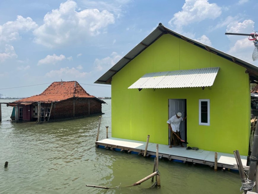 Pemprov Jateng Bangun Rumah Apung di Demak, Warga: Kini Bisa Hidup Lebih Layak