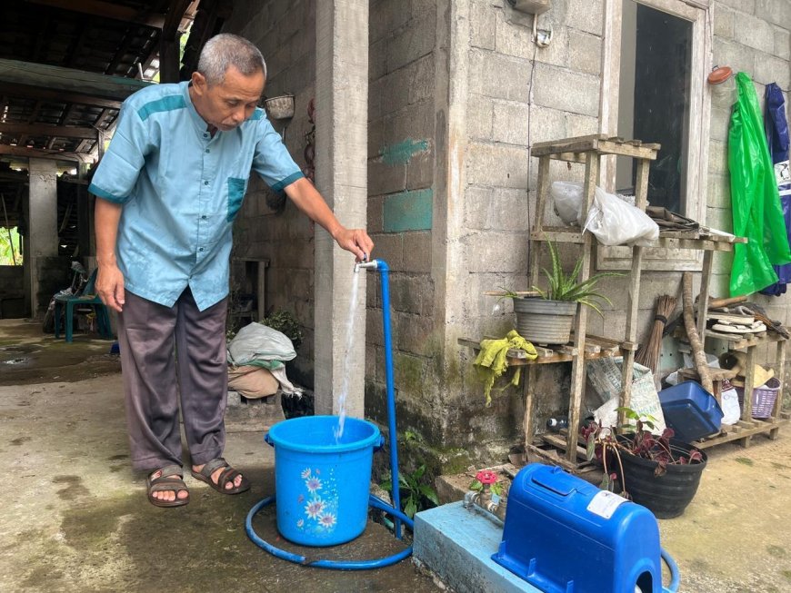 SPAM Pemprov Jateng Bantu 600 KK di Wonosobo, Air Bersih Kini Mengalir ke Rumah Warga