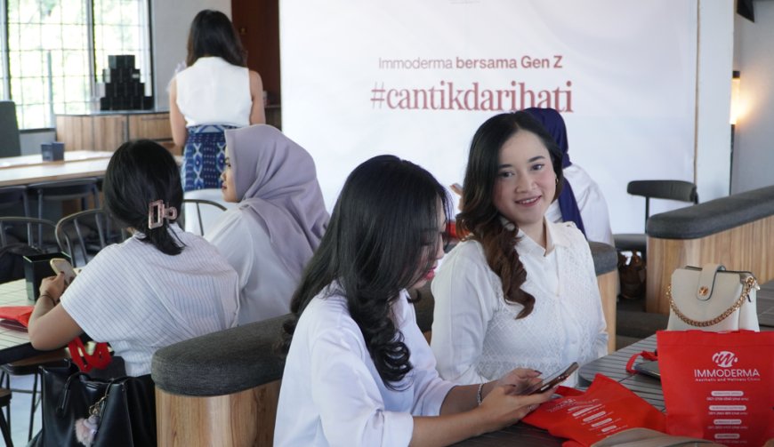 Immoderma Tularkan Gen Z Cara Glowing Sehat di Talkshow 'Cantik Dari Hati'