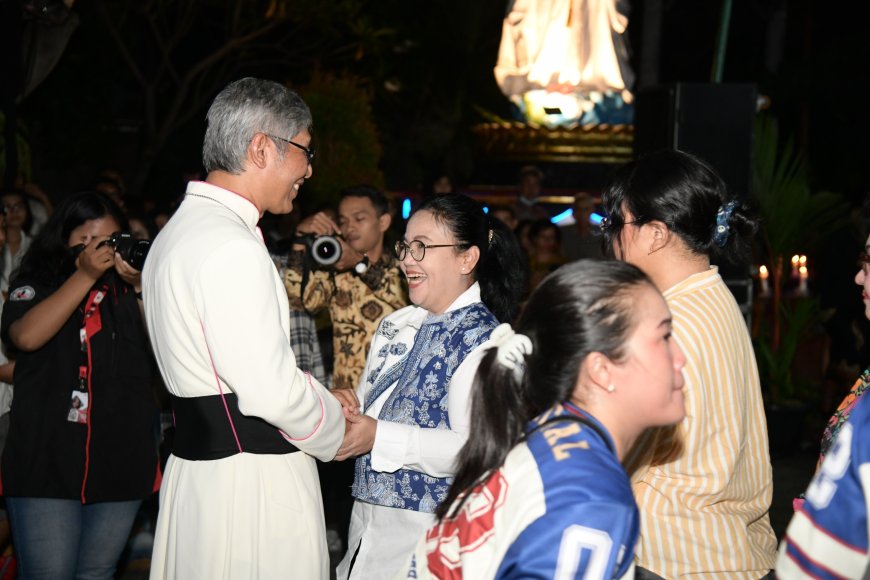 Perayaan HUT Paroki Santa Maria Fatima, Agustina Sampaikan Pesan Kebersamaan