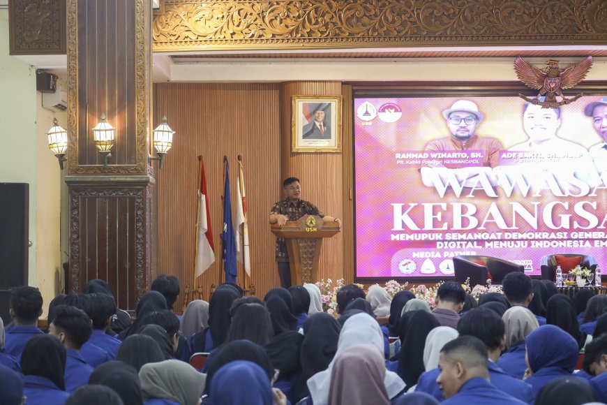 UKM PIB USM Gelar Seminar, Mahasiswa Didorong Jadi Garda Demokrasi Sehat