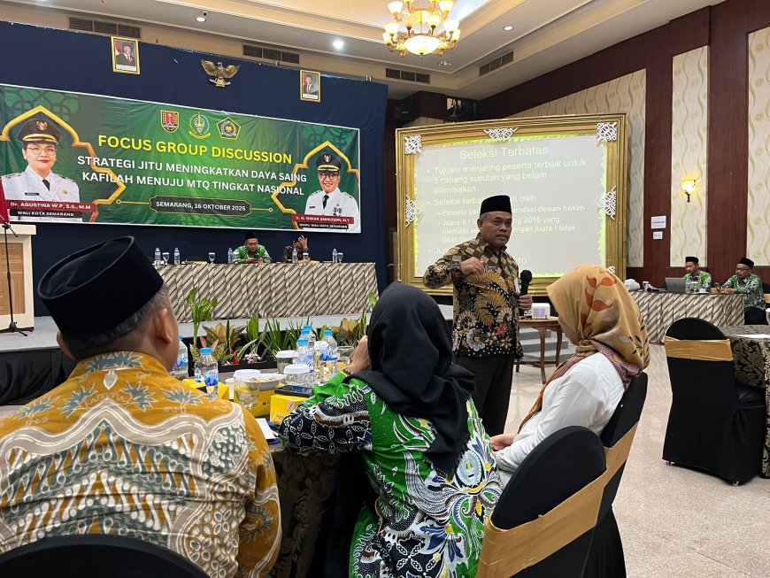 LPTQ Kota Semarang Gelar FGD, Siapkan Kafilah Menuju MTQ Nasional 2026