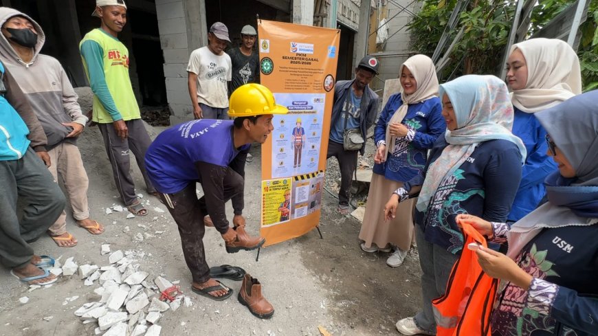 Dosen USM Gelar Pelatihan K3 untuk Tingkatkan Produktivitas Pekerja Konstruksi
