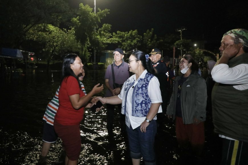 Agustina Wilujeng Tinjau Kaligawe dan Muktiharjo Kidul Pastikan Penanganan Banjir Semarang Berjalan Efektif