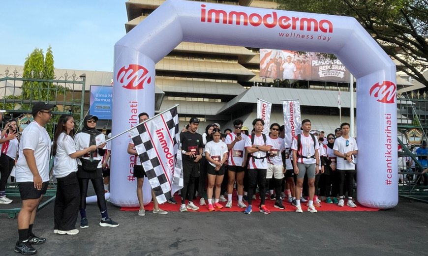 Immoderma Wellness Day Catat 1.000 Peserta Fun Run 5K di Empat Kota