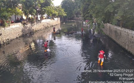 Resik-Resik Kali, Pemkot Semarang Antisipasi Musim Hujan dan Genangan Air